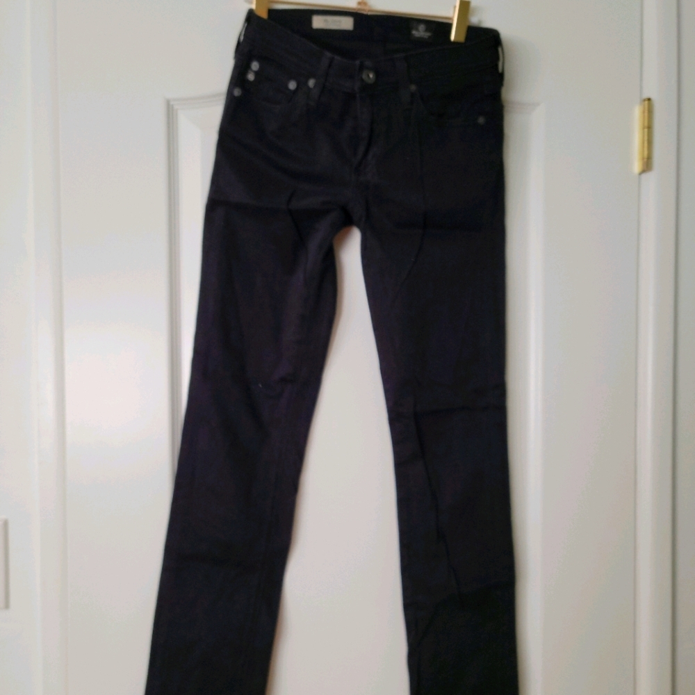 Black low-rise pant from AG